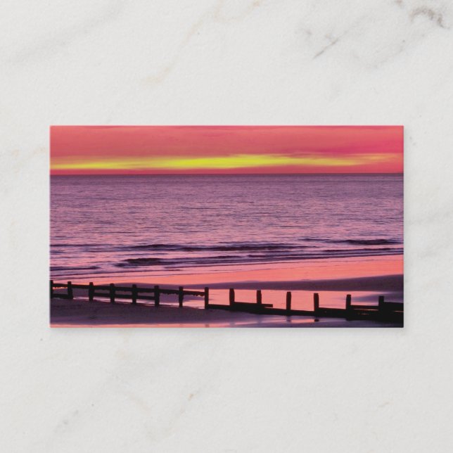 TARJETA DE VISITA WELSH SUNSET (Anverso)