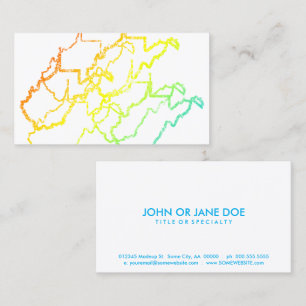 Tarjeta De Visita west virginia chill blur