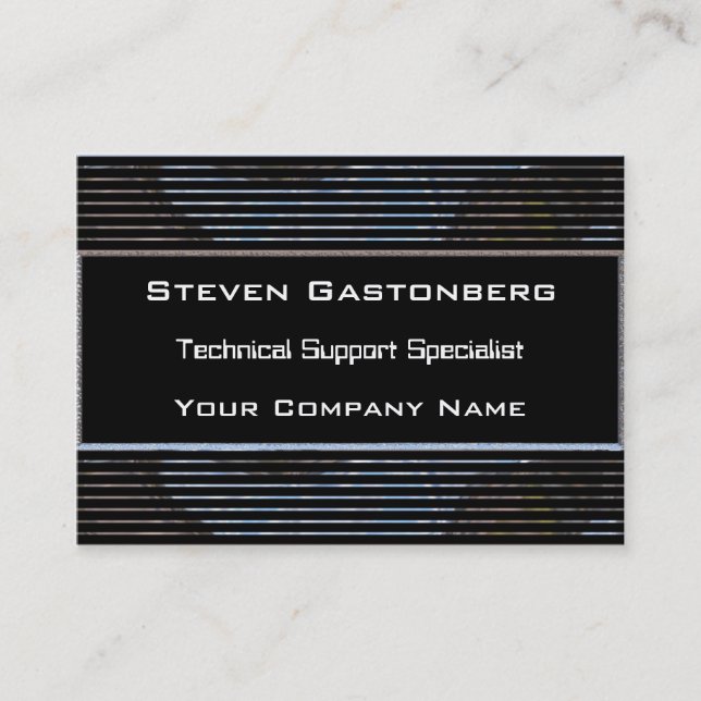 Tarjeta De Visita Westby Modern Business Card (Anverso)