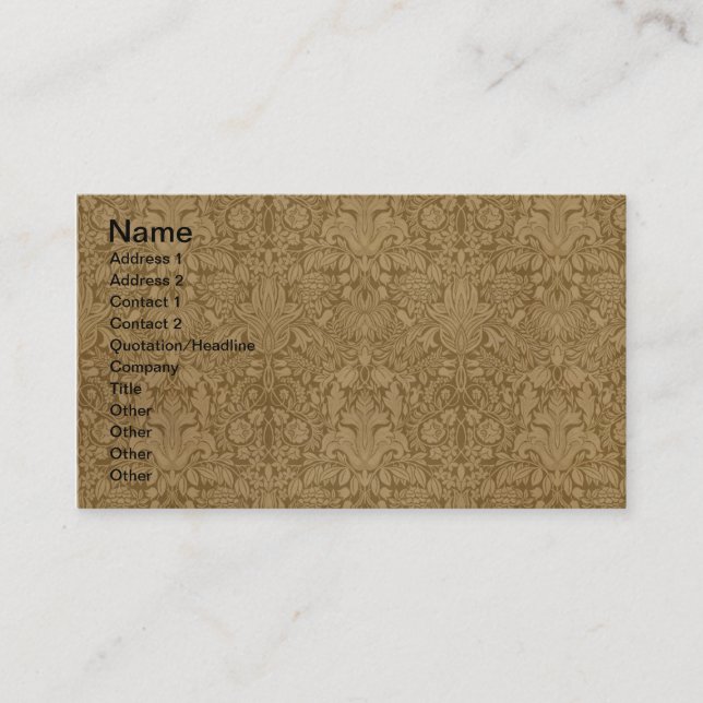 Tarjeta De Visita Western Buffalo Bill Wild West (Anverso)