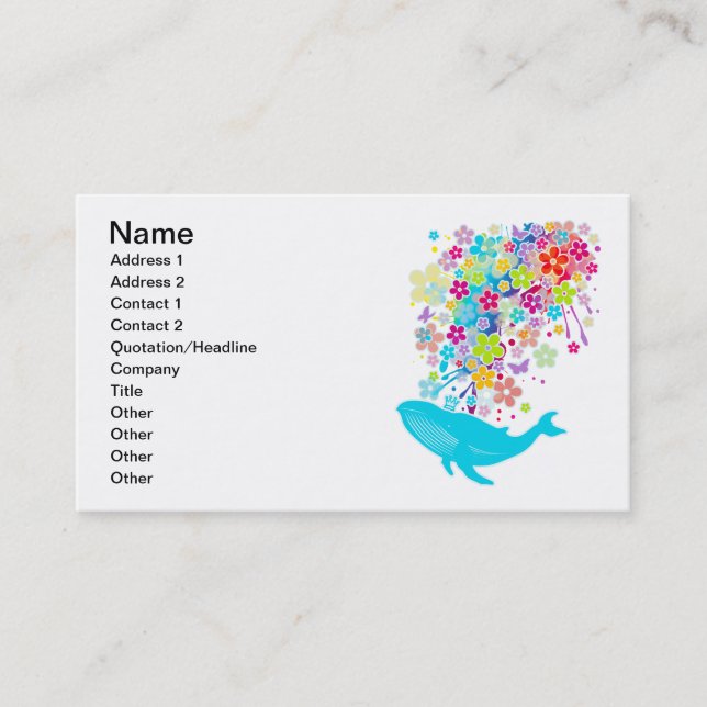 TARJETA DE VISITA WHALE_OF_A_TIME (Anverso)