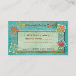 Tarjeta De Visita Whimsey Colectivos Para Negocios Web
