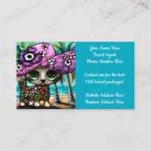 Whimsical Chihuahua Dog Travel Agent