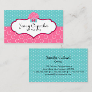 Tarjeta De Visita Whimsical Cupcake Bakú