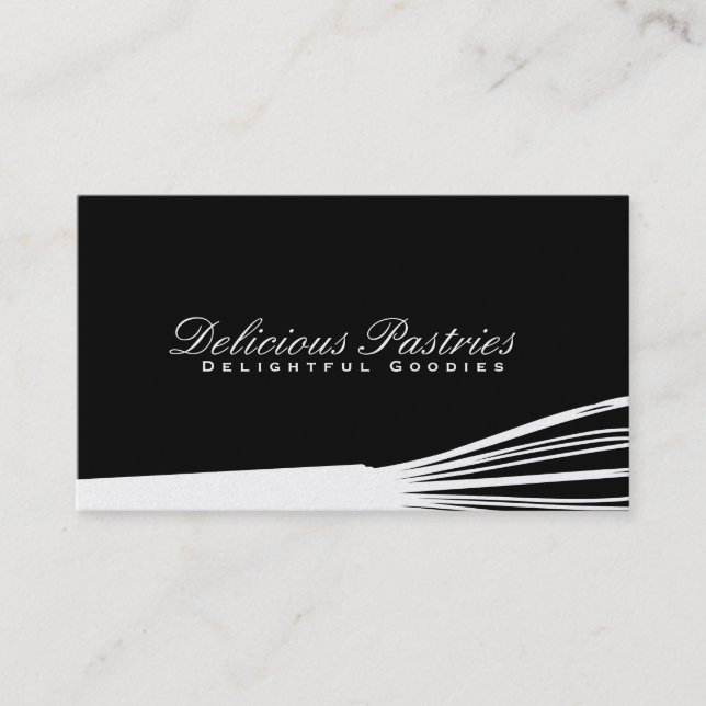 Tarjeta De Visita Whisk III | Maestro culinario (Anverso)