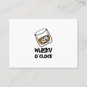 Tarjeta De Visita whisky en las rocas