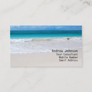 Tarjeta de visita White Beach