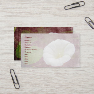 Tarjeta De Visita White Bindweed - La salvaje gloria eterna de la ma