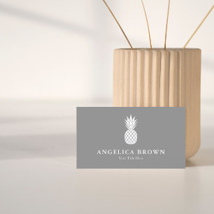 Tarjeta de visita White Pineapple