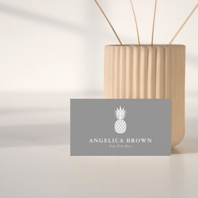 Tarjeta de visita White Pineapple (Subido por el creador)