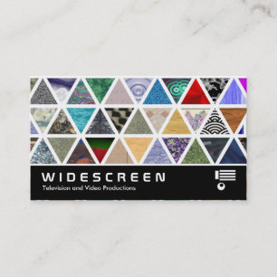Tarjeta De Visita Widescreen 0435 - Texturas Triangulares