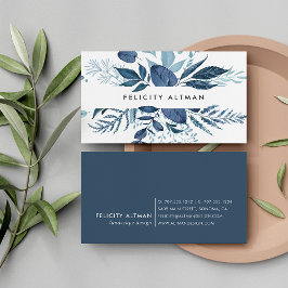Tarjeta De Visita Wild Azure | Botanical