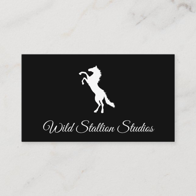 Tarjeta De Visita Wild Stallion (Anverso)