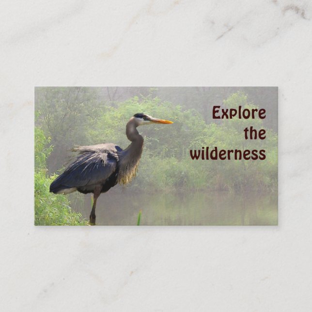 Tarjeta De Visita Wilderness Tours (Anverso)