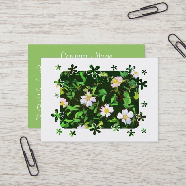 TARJETA DE VISITA WILDFLOWERS (Anverso/Reverso In Situ)