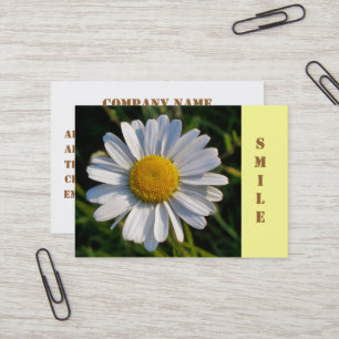 TARJETA DE VISITA WILDFLOWERS DAISY