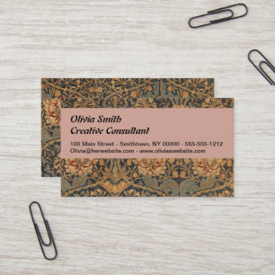 Tarjeta De Visita William Morris Honeysuckle Rich Wallpaper