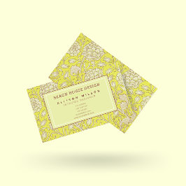 Tarjeta De Visita William Morris - Tulipanes salvajes - Floral amari