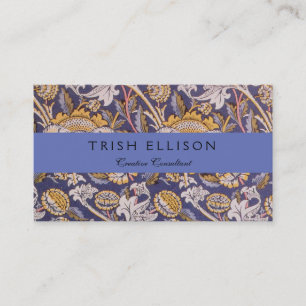 Tarjeta De Visita William Morris Wey Floral Wallpaper