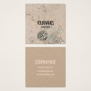TARJETA DE VISITA: WILLIAM MORRIS : WILD TULIP