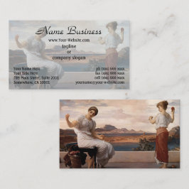 Tarjeta De Visita Winding the Skein de Frederic Leighton