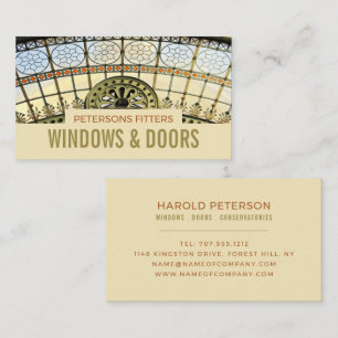 Tarjeta De Visita Window Arch, Window & Door Fitter Company