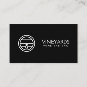 Tarjeta De Visita Wine Barrel