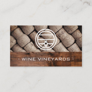 Tarjeta De Visita Wine Barrel   Servicios de restauración   Bodega