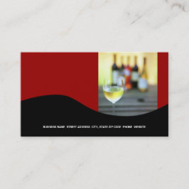 Tarjeta De Visita Wine Business Card {Red}