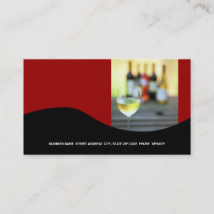 Tarjeta De Visita Wine Business Card {Red}