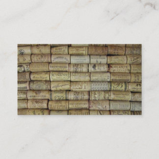 Tarjeta De Visita Wine Corks