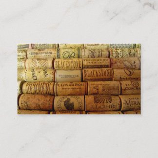 Tarjeta De Visita Wine Corks