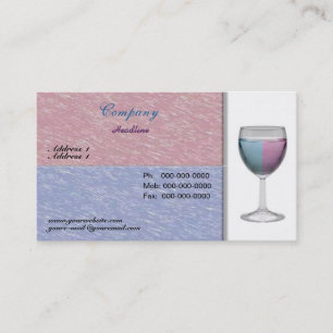 Tarjeta de visita Wine Glass