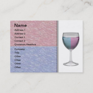 Tarjeta de visita Wine Glass
