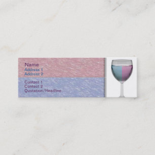 Tarjeta de visita Wine Glass