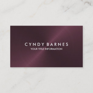 Tarjeta De Visita Wine Sheen Business Card