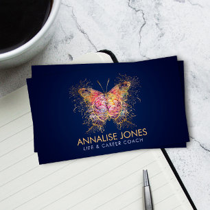 Tarjeta De Visita Wings Mindful-Butterfly Brain