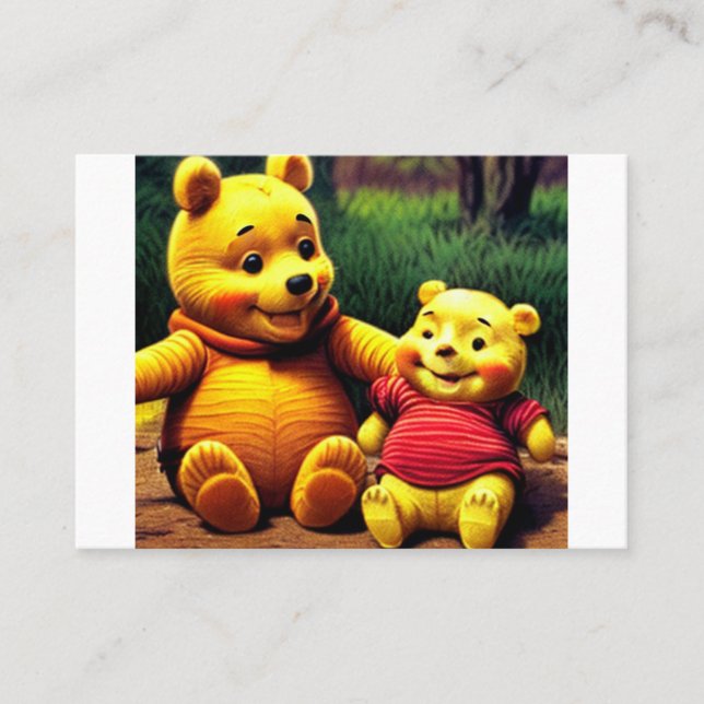 Tarjeta De Visita Winnie el Pooh 6. (Anverso)