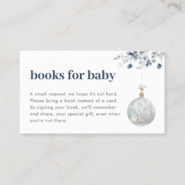 Tarjeta De Visita Winter Wonderland Books for Baby Insert Card