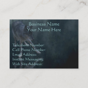 Tarjeta De Visita WOLF, EAGLE & TOTEM POLE Profile & Business Cards