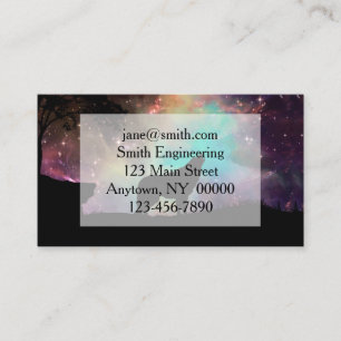 Tarjeta De Visita Wolf gritando en el universo