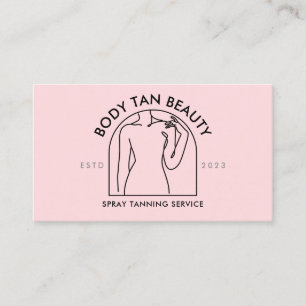 Tarjeta De Visita Woman Touch Houlder Looking Window Spa