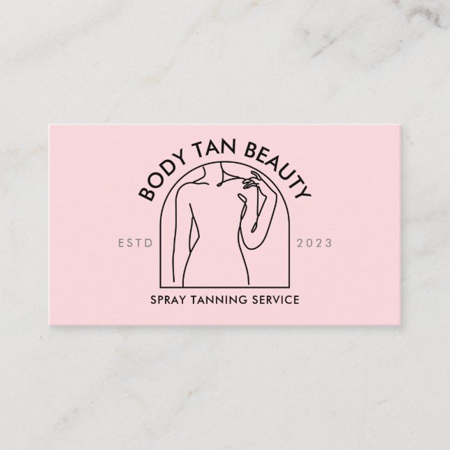 Tarjeta De Visita Woman Touch Houlder Looking Window Spa (Anverso)