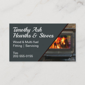 Tarjeta De Visita Wood Stove Log Burner Fitter