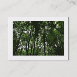 Tarjeta De Visita Woodland Canopy 02 (Bordeado)