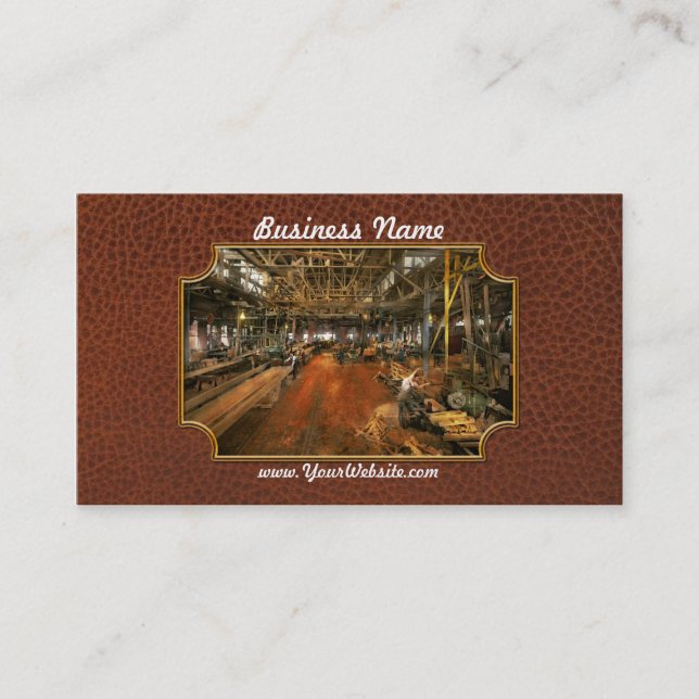 Tarjeta De Visita Woodworker - Board Stiff 1905 (Anverso)