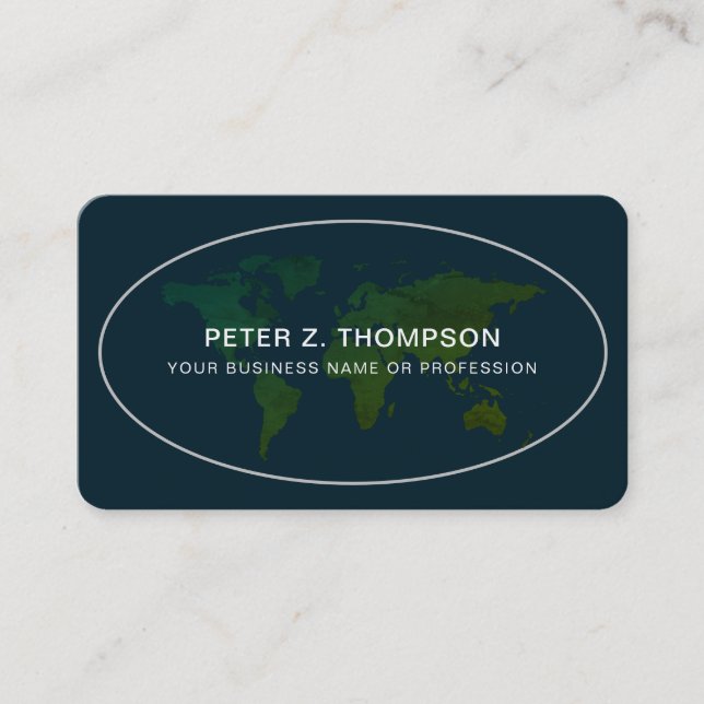 Tarjeta De Visita World Wide Business (Anverso)