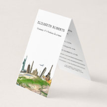 Tarjeta de visita Worldly Travel Agent
