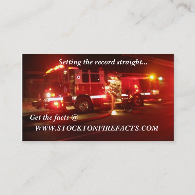 TARJETA DE VISITA WWW.STOCKTONFIREFACTS.COM (Anverso)
