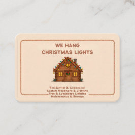 Tarjeta De Visita ❄️🤶 Xmas Lights Installation QR